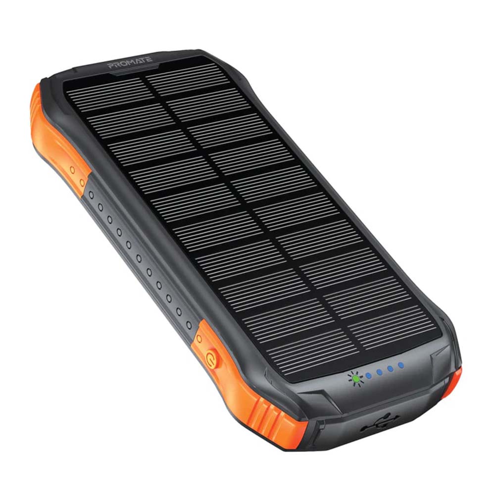 Promate SolartTank-10-PDQi 10,000mAh Rugged EcoLight Solar Power Bank Promate SolartTank-10-PDQi 10,000mAh Rugged EcoLight Solar Power Bank